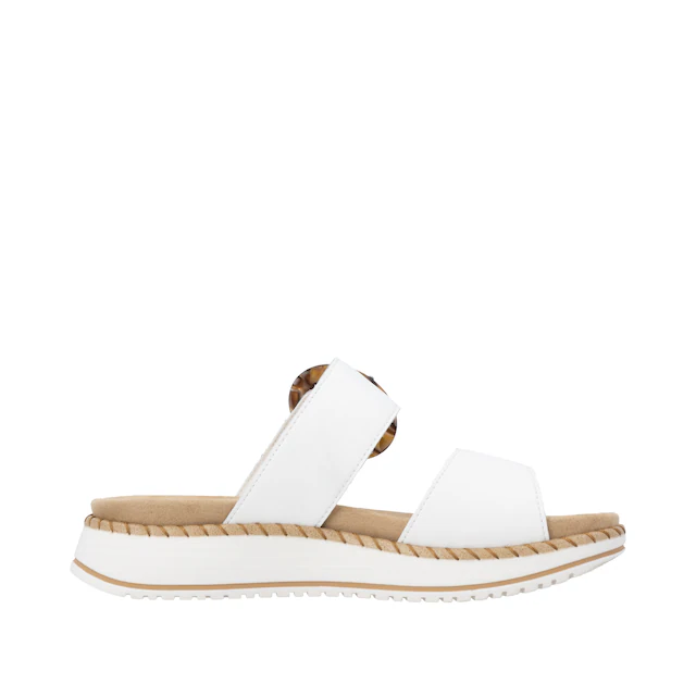 Remonte Pantolette Sommerschuh, Hausschuh mit praktischen Klettverschlüssen