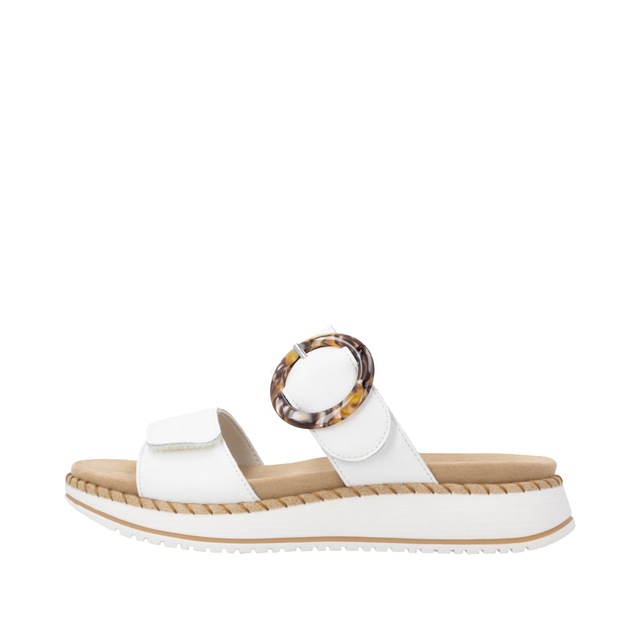 Remonte Pantolette Sommerschuh, Hausschuh mit praktischen Klettverschlüssen