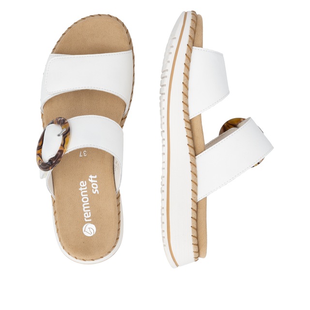 Remonte Pantolette Sommerschuh, Hausschuh mit praktischen Klettverschlüssen