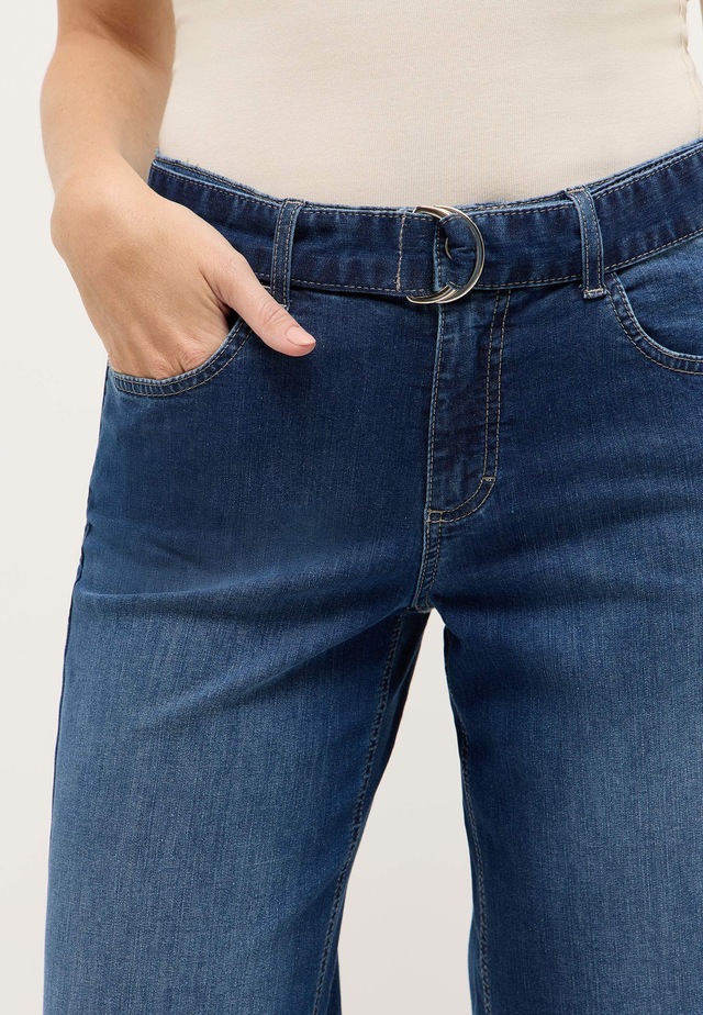 ANGELS 7/8-Jeans »Linn City« Culotte im Relaxed Fit, mit Gürtel