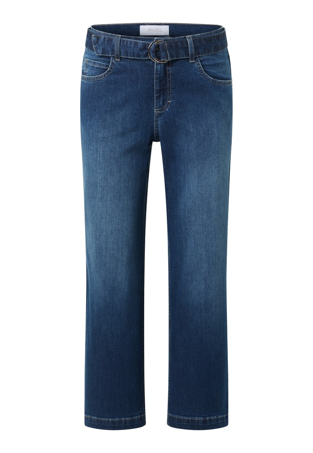 ANGELS 7/8-Jeans »Linn City« Culotte im Relaxed Fit, mit Gürtel