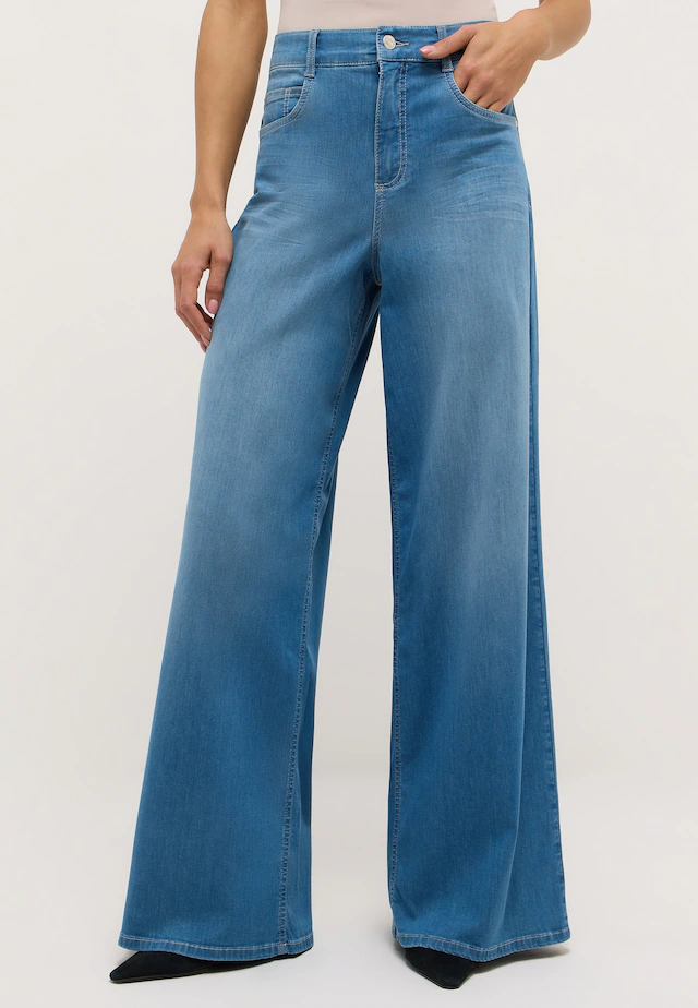 ANGELS 5-Pocket-Jeans »LIVA« mit weitem Bein