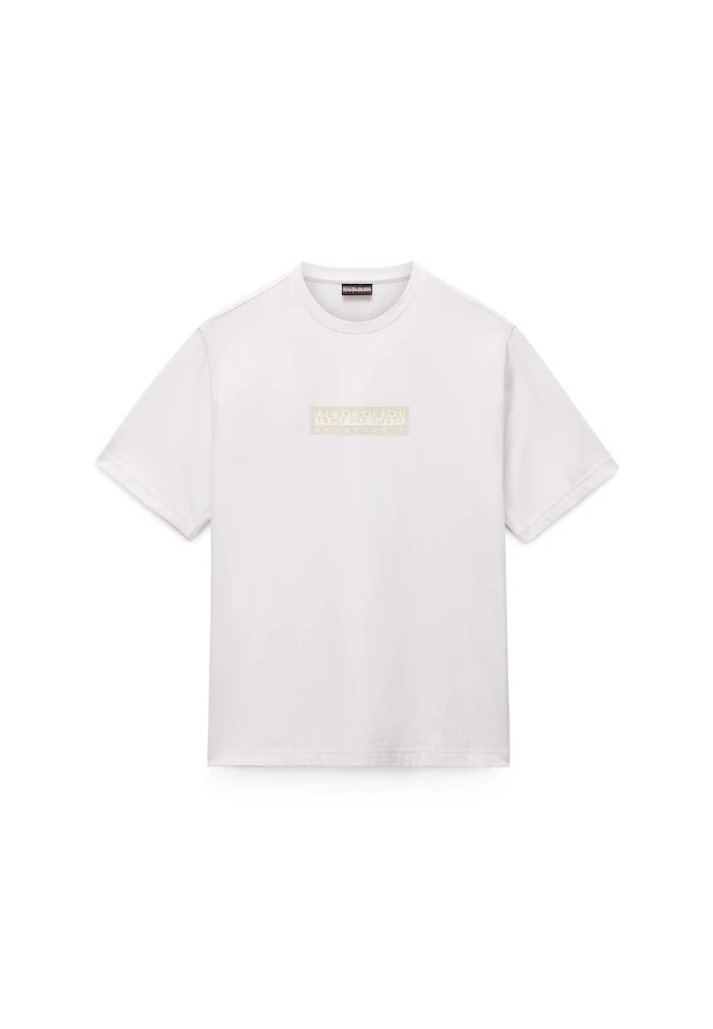 Napapijri T-Shirt »BOX LOGO« Kurzarmdesign, mit Rundhalsausschnitt, aus Baumwolle