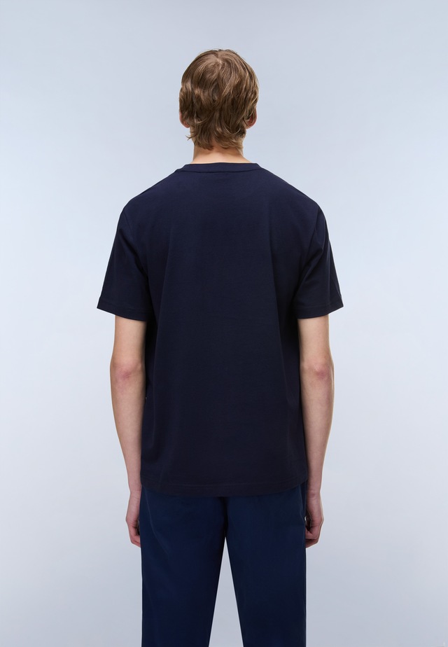 Napapijri T-Shirt »BOX LOGO« Kurzarmdesign, mit Rundhalsausschnitt, aus Baumwolle