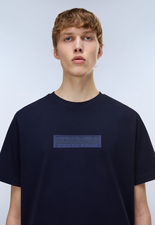 Napapijri T-Shirt »BOX LOGO« Kurzarmdesign, mit Rundhalsausschnitt, aus Baumwolle