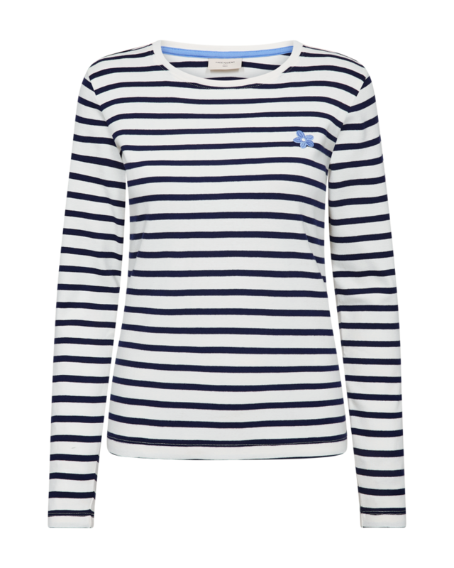 FREEQUENT Langarmshirt »FQFAMILA-TEE« im Streifen-Design