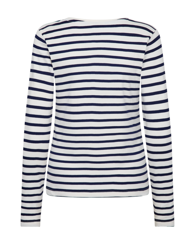 FREEQUENT Langarmshirt »FQFAMILA-TEE« im Streifen-Design