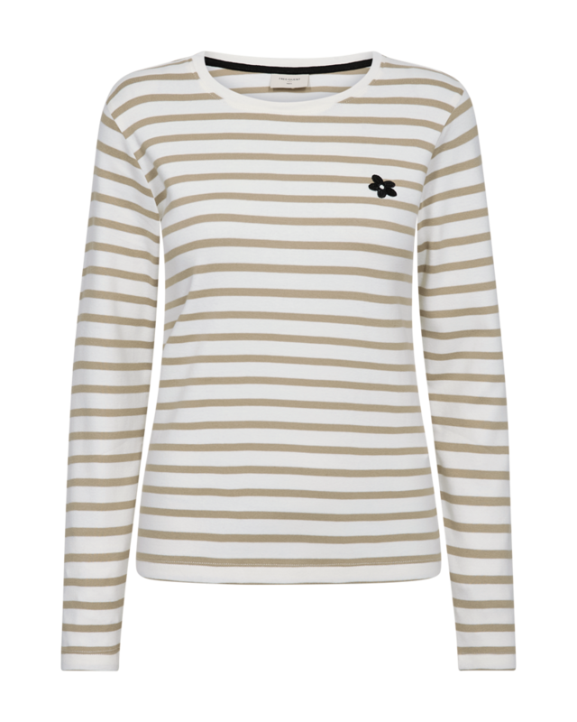FREEQUENT Langarmshirt »FQFAMILA-TEE« im Streifen-Design