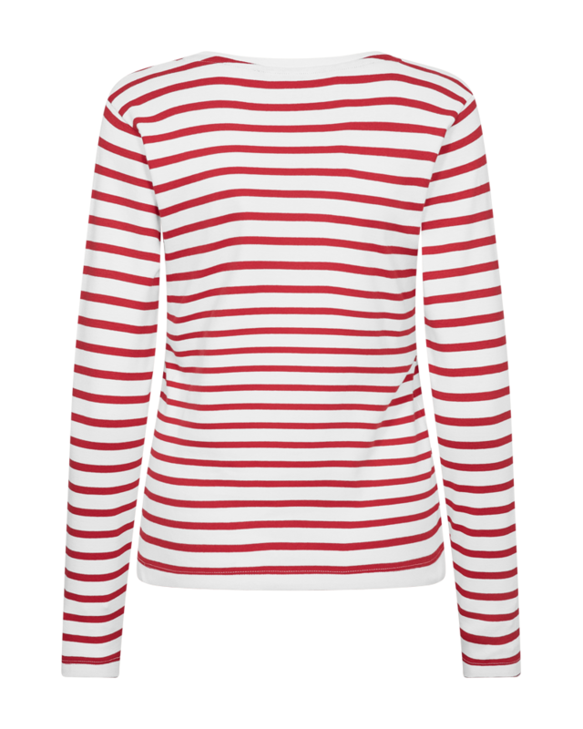 FREEQUENT Langarmshirt »FQFAMILA-TEE« im Streifen-Design