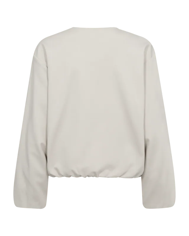 FREEQUENT Blouson »FQNANNI-JACKET« ohne Kapuze ohne Kragen, mit Reißverschluss