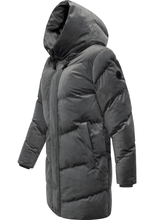 Ragwear Kurzmantel »Avelin Velvet YOUMODO« Teddy-Mantel aus kuscheligem Samt-Material