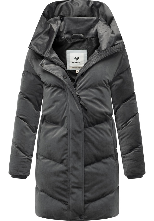 Ragwear Kurzmantel »Avelin Velvet YOUMODO« Teddy-Mantel aus kuscheligem Samt-Material