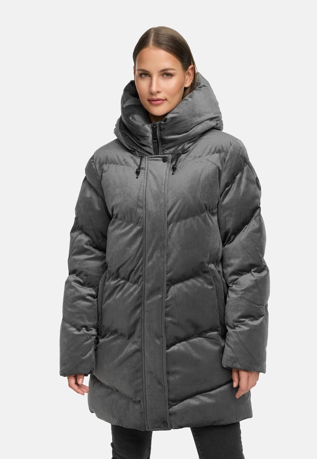Ragwear Kurzmantel »Avelin Velvet YOUMODO« Teddy-Mantel aus kuscheligem Samt-Material