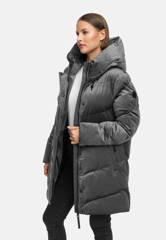 Ragwear Kurzmantel »Avelin Velvet YOUMODO« Teddy-Mantel aus kuscheligem Samt-Material