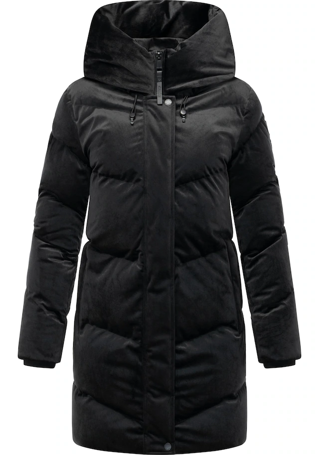 Ragwear Kurzmantel »Avelin Velvet YOUMODO« Teddy-Mantel aus kuscheligem Samt-Material