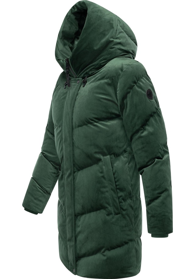 Ragwear Kurzmantel »Avelin Velvet YOUMODO« Teddy-Mantel aus kuscheligem Samt-Material