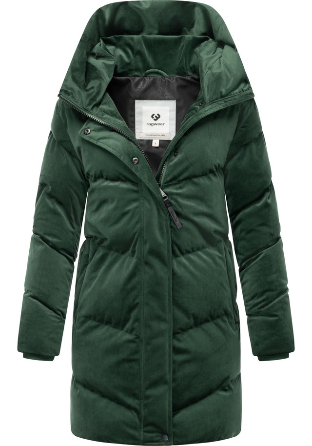 Ragwear Kurzmantel »Avelin Velvet YOUMODO« Teddy-Mantel aus kuscheligem Samt-Material