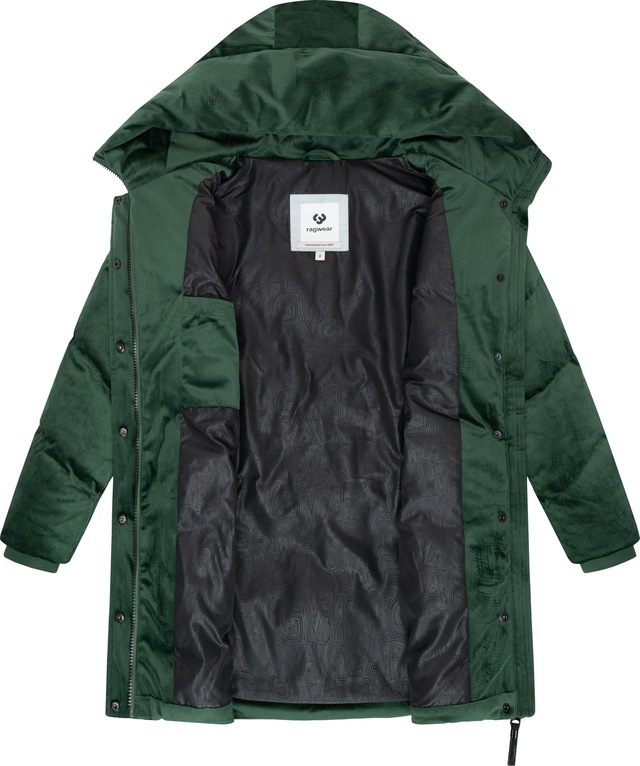 Ragwear Kurzmantel »Avelin Velvet YOUMODO« Teddy-Mantel aus kuscheligem Samt-Material