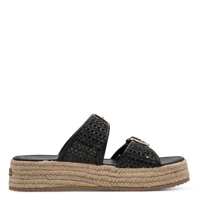 Tamaris Pantolette Plateau, Sommerschuh, Schlüpfschuh mit sommerlicher Lochung