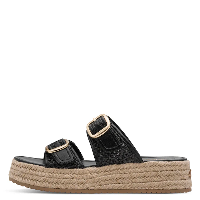 Tamaris Pantolette Plateau, Sommerschuh, Schlüpfschuh mit sommerlicher Lochung