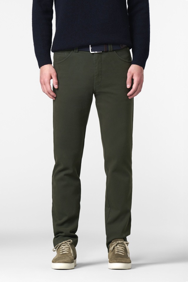 MEYER Chinos »DUBLIN« aus warmem Winter-Twill