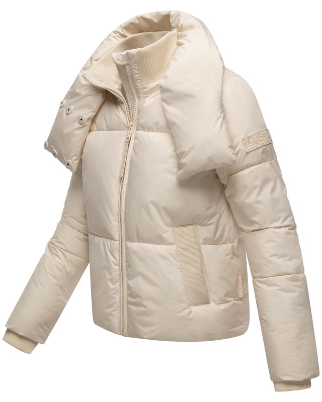 Navahoo Outdoorjacke »Traumelfe 14« ohne Kapuze Winter Steppjacke mit hohem Kragen