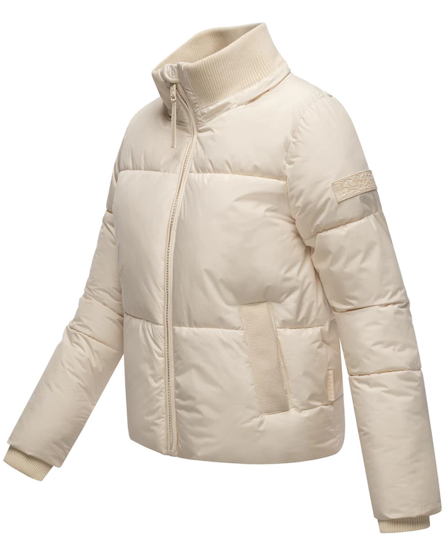 Navahoo Outdoorjacke »Traumelfe 14« ohne Kapuze Winter Steppjacke mit hohem Kragen