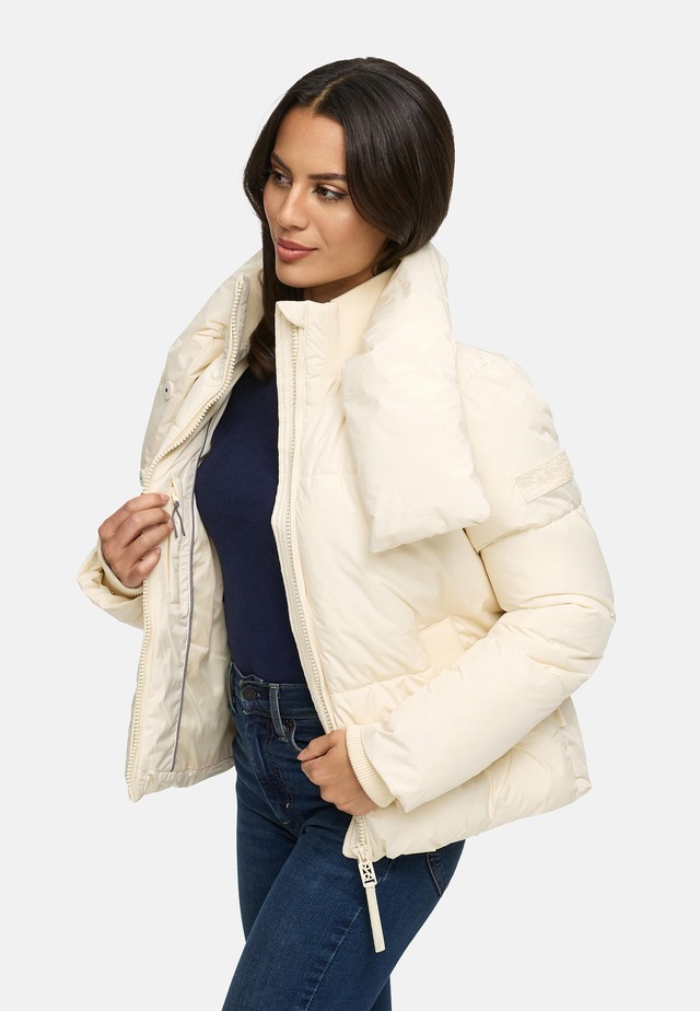 Navahoo Outdoorjacke »Traumelfe 14« ohne Kapuze Winter Steppjacke mit hohem Kragen