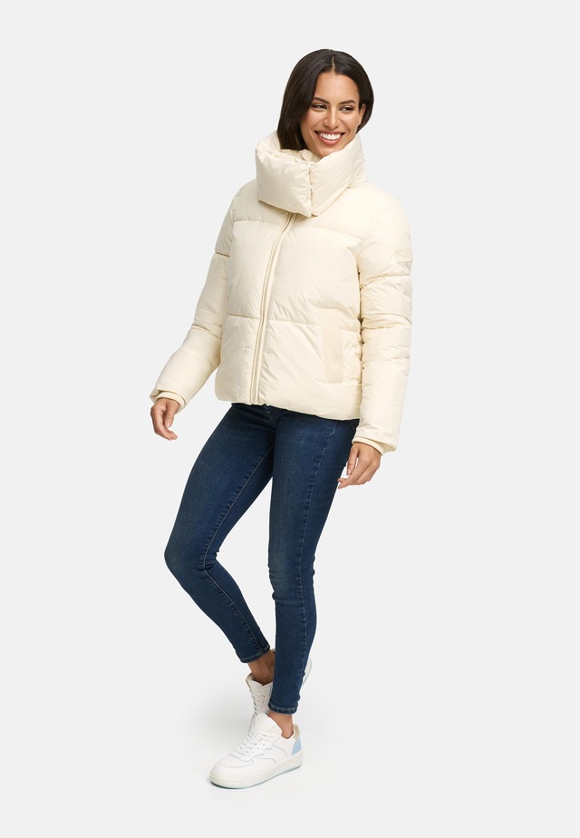 Navahoo Outdoorjacke »Traumelfe 14« ohne Kapuze Winter Steppjacke mit hohem Kragen