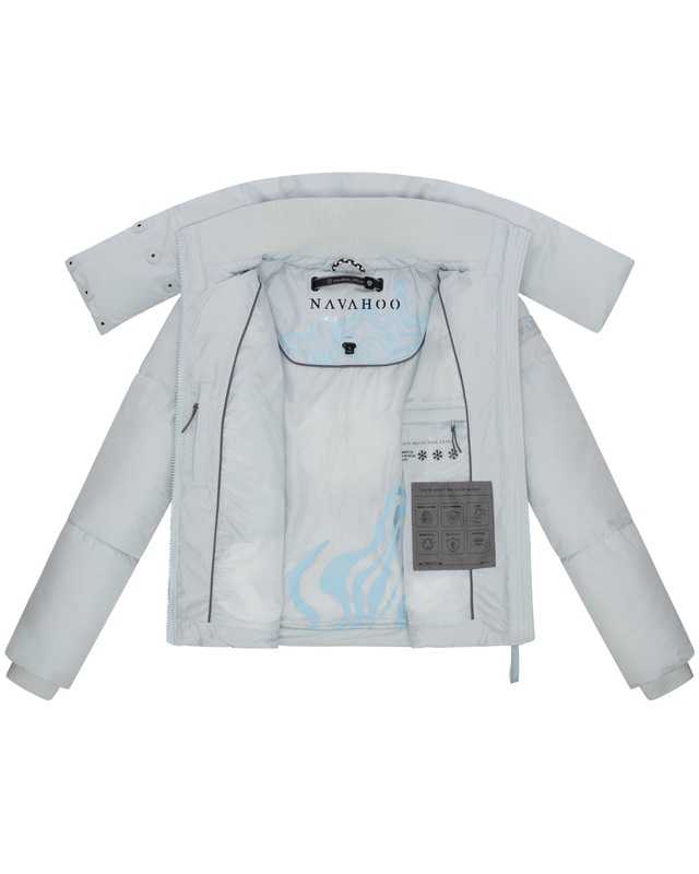 Navahoo Outdoorjacke »Traumelfe 14« ohne Kapuze Winter Steppjacke mit hohem Kragen