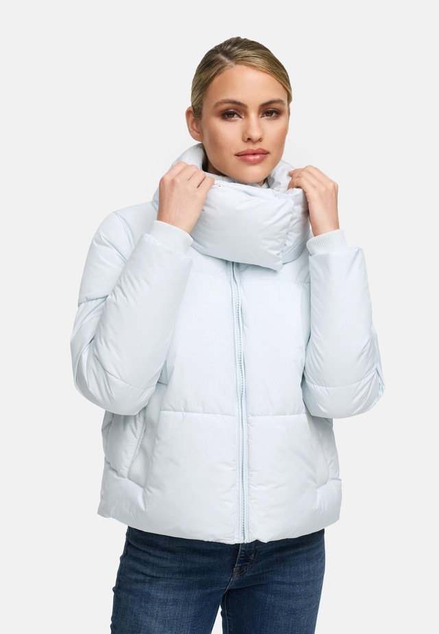 Navahoo Outdoorjacke »Traumelfe 14« ohne Kapuze Winter Steppjacke mit hohem Kragen