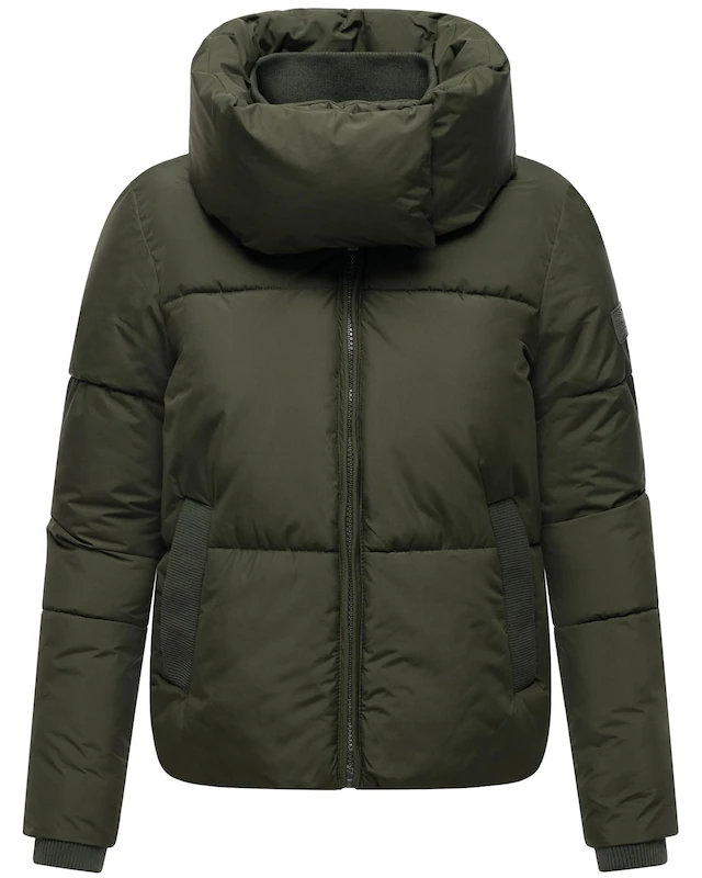 Navahoo Outdoorjacke »Traumelfe 14« ohne Kapuze Winter Steppjacke mit hohem Kragen