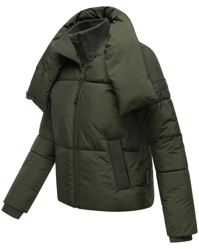 Navahoo Outdoorjacke »Traumelfe 14« ohne Kapuze Winter Steppjacke mit hohem Kragen