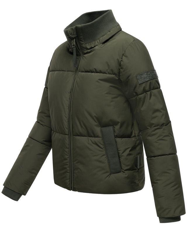 Navahoo Outdoorjacke »Traumelfe 14« ohne Kapuze Winter Steppjacke mit hohem Kragen