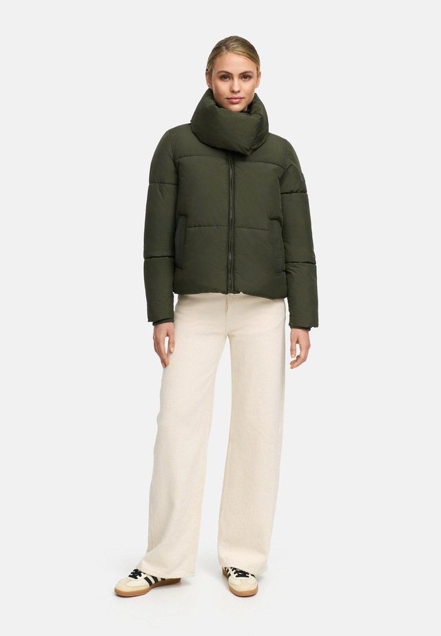Navahoo Outdoorjacke »Traumelfe 14« ohne Kapuze Winter Steppjacke mit hohem Kragen