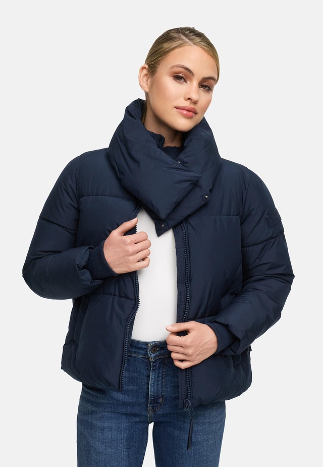Navahoo Outdoorjacke »Traumelfe 14« ohne Kapuze Winter Steppjacke mit hohem Kragen