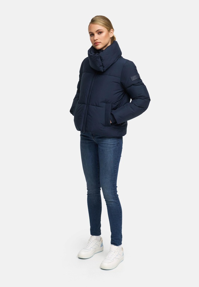 Navahoo Outdoorjacke »Traumelfe 14« ohne Kapuze Winter Steppjacke mit hohem Kragen