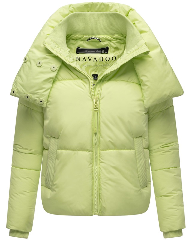 Navahoo Outdoorjacke »Traumelfe 14« ohne Kapuze Winter Steppjacke mit hohem Kragen