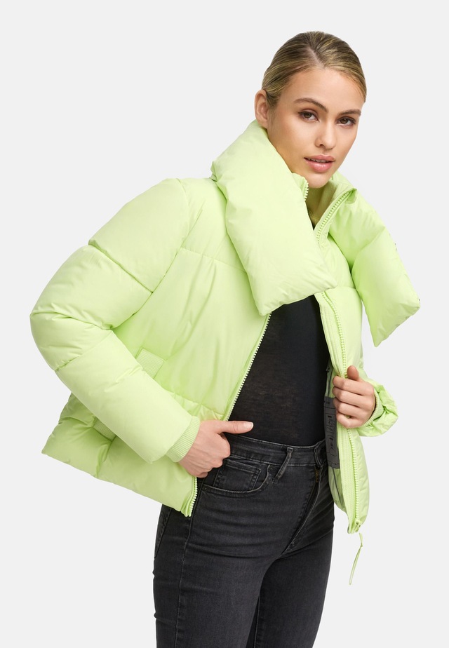 Navahoo Outdoorjacke »Traumelfe 14« ohne Kapuze Winter Steppjacke mit hohem Kragen