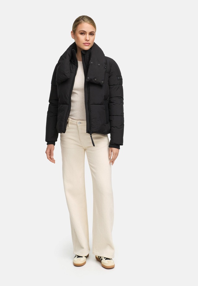 Navahoo Outdoorjacke »Traumelfe 14« ohne Kapuze Winter Steppjacke mit hohem Kragen