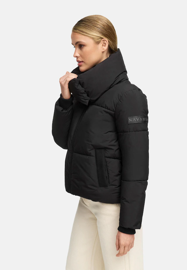 Navahoo Outdoorjacke »Traumelfe 14« ohne Kapuze Winter Steppjacke mit hohem Kragen