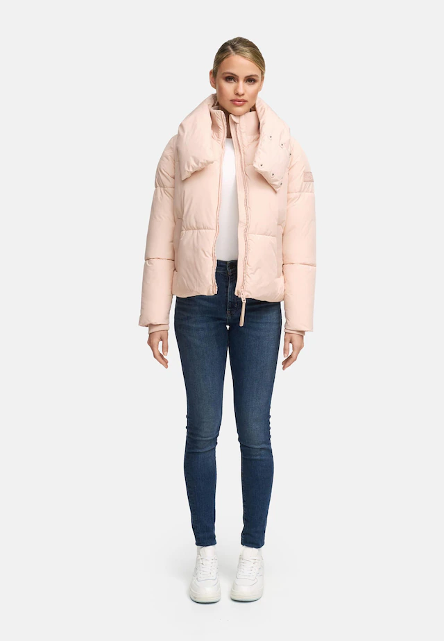 Navahoo Outdoorjacke »Traumelfe 14« ohne Kapuze Winter Steppjacke mit hohem Kragen