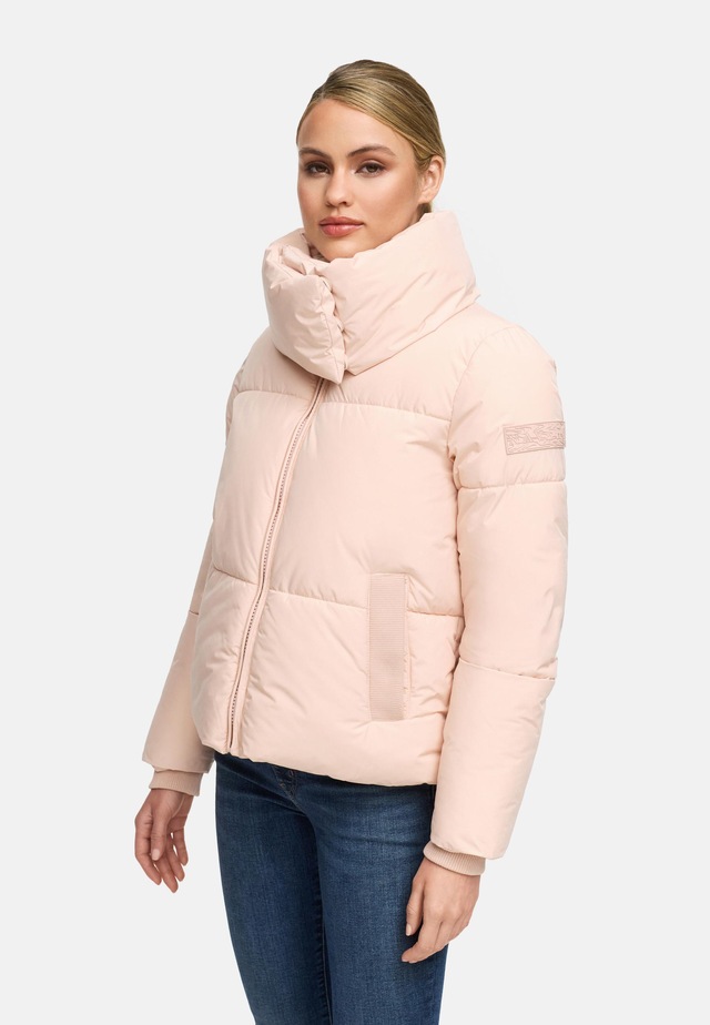 Navahoo Outdoorjacke »Traumelfe 14« ohne Kapuze Winter Steppjacke mit hohem Kragen