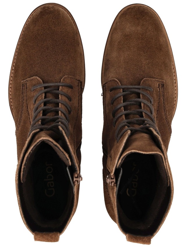 Gabor Schnürstiefelette »Gabor Stiefelette Veloursleder«
