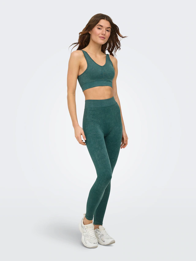 ONLY Play Funktionstights »ONPEDDA HW SEAM SCRUNCH TIGHTS NOOS« aus Polyamid und Elasthan, bequeme Passform, elastisches Jersey