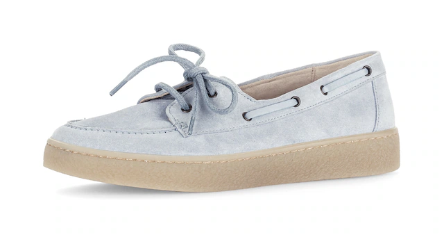 Gabor Bootsschuh , Plateau, Schnürschuh, Halbschuh mit modischen Durchzügen