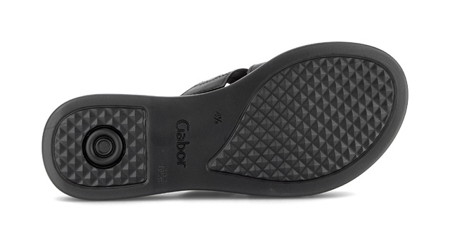 Gabor Pantolette »Rhodos« Plateau, Schlupfschuh, Sommerschuh mit Ziernähten, G-Weite