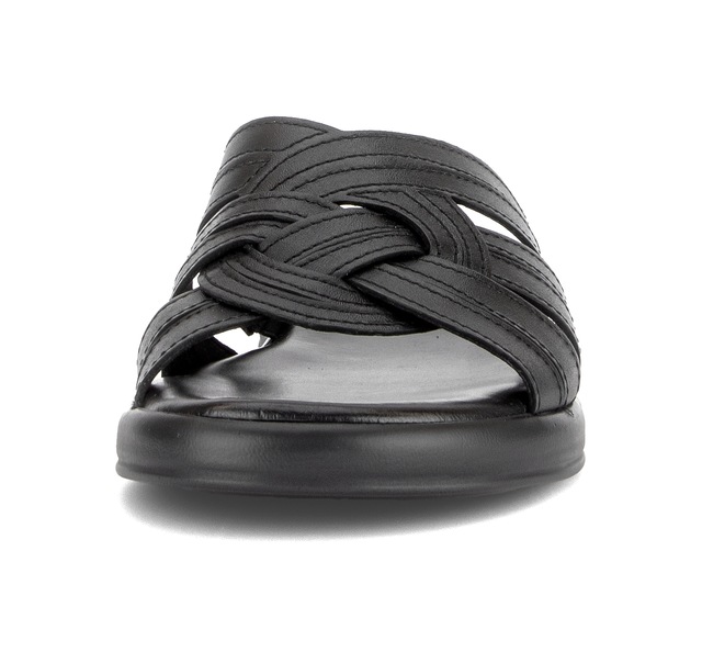 Gabor Pantolette »Rhodos« Plateau, Schlupfschuh, Sommerschuh mit Ziernähten, G-Weite