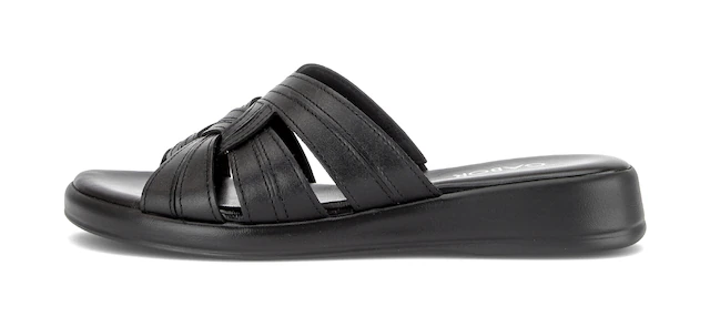 Gabor Pantolette »Rhodos« Plateau, Schlupfschuh, Sommerschuh mit Ziernähten, G-Weite
