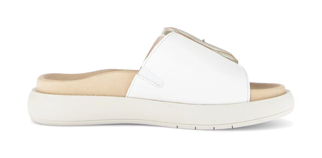 Gabor Pantolette Plateau, Schlupfschuh, Sommerschuh mit großer Zierschnalle